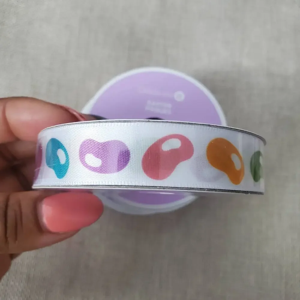 Celebrate It Colorful Jelly Bean Ribbon Set of 4
